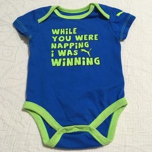 0-3m (4/$20) Puma Onesie/Bodysuit